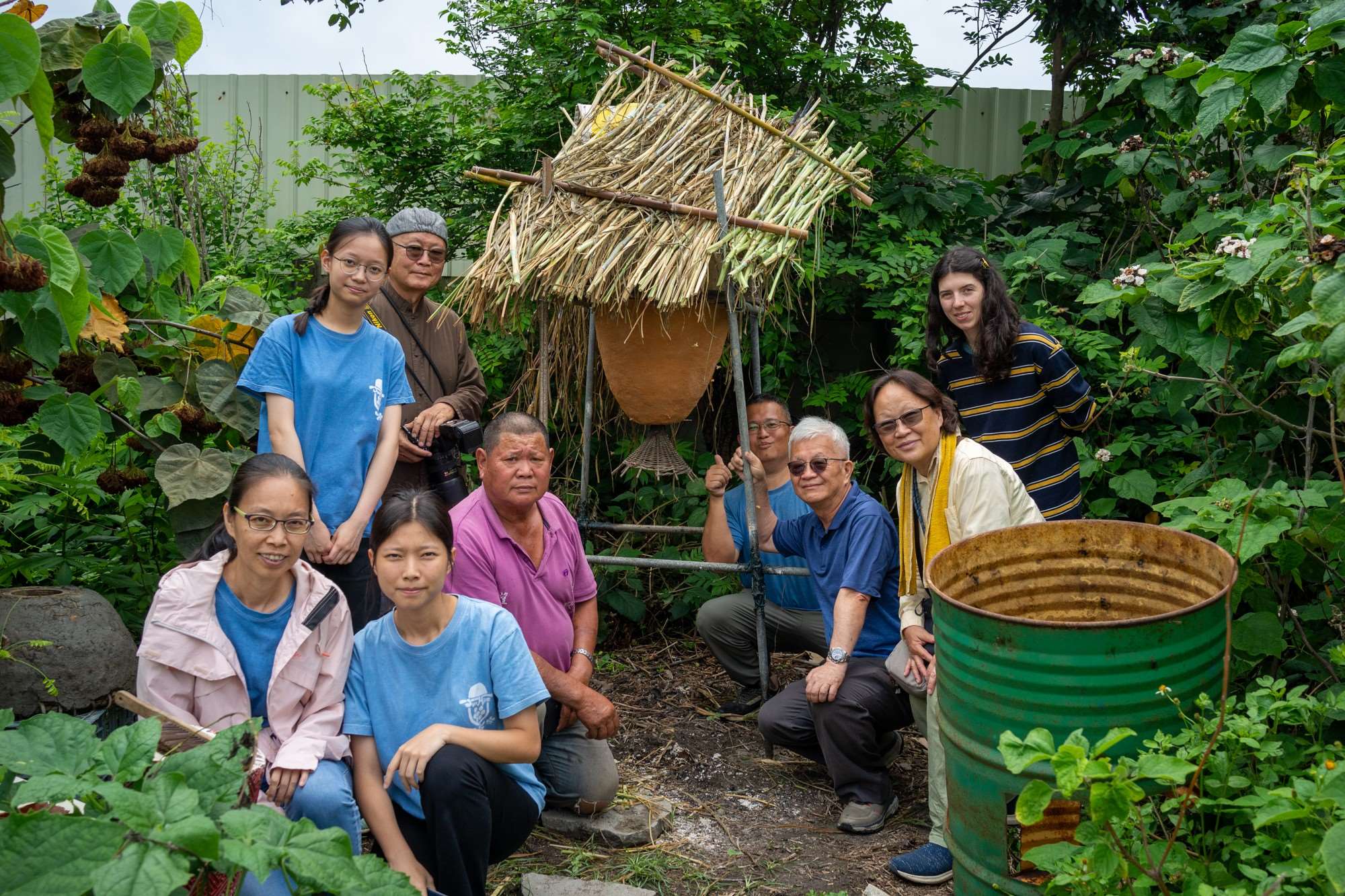 Tandis que Chiu-wen a plutôt opté pour un toit fait maison (photo : Sasa / RTI)