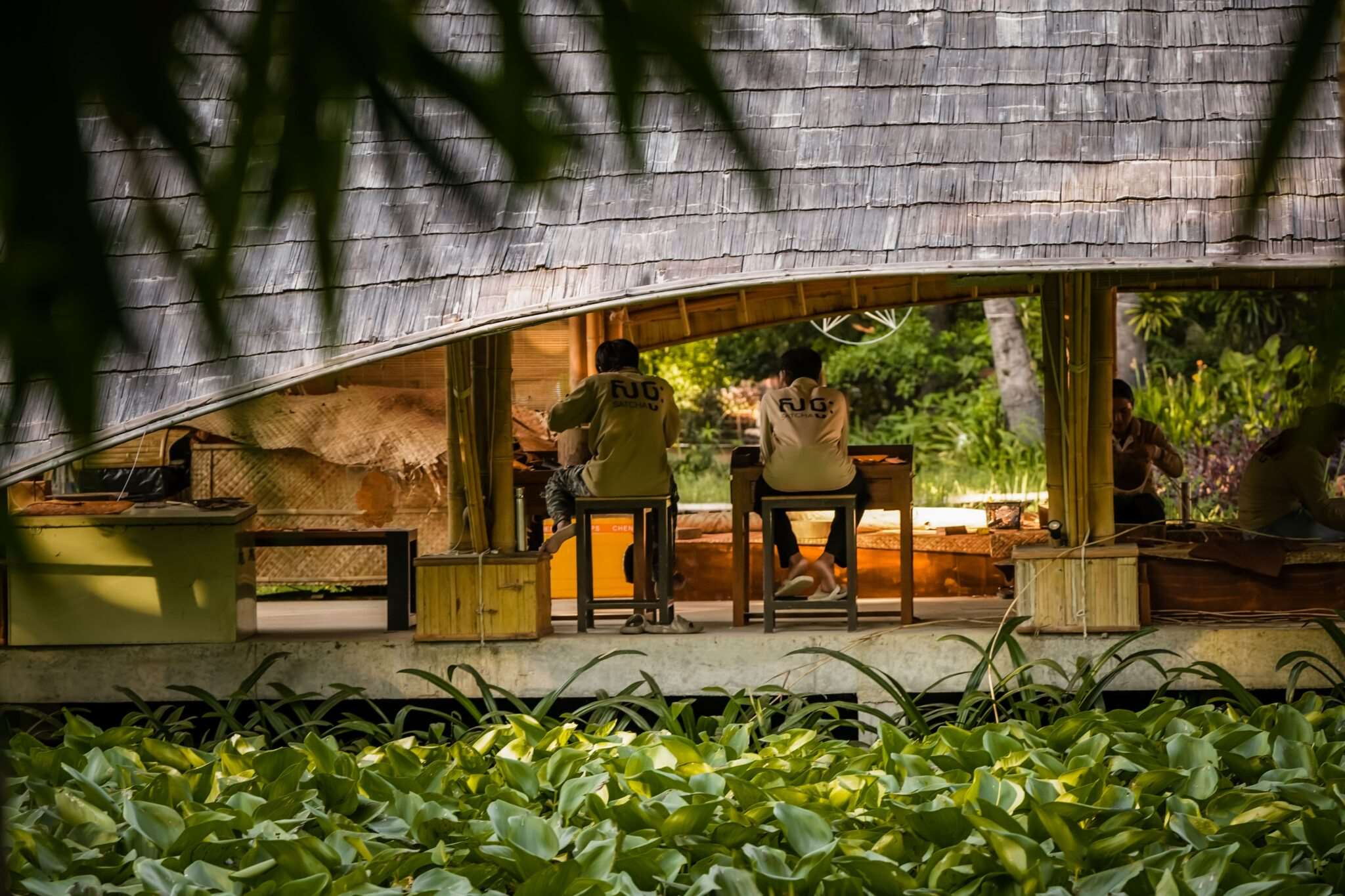 Centre d'artisanat Satcha à Siem Reap au Cambodge (photo : Cloé Ando) 法語組專用