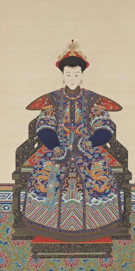 Image 3: Portrait de la princesse Shouzang (1829–1856), cinquième fille de l’empereur Daoguang (source Wikipedia)