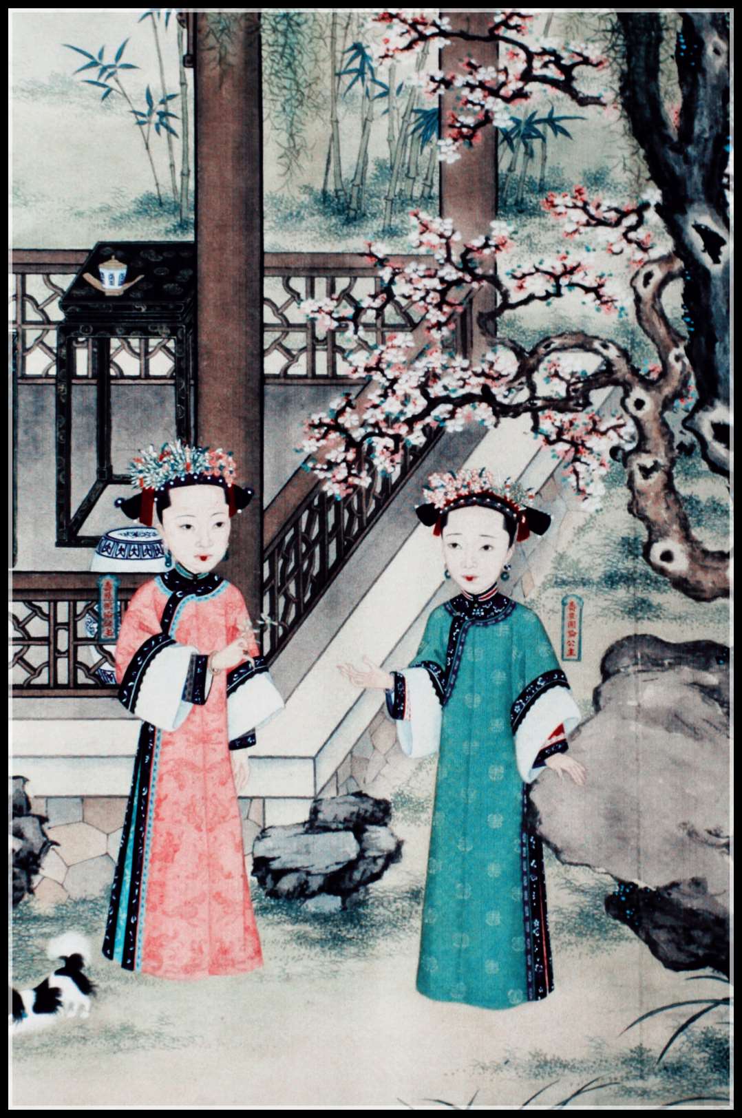 Image 2: Les princesses Shou’an et Shou’en, filles de l’empereur Daoguang (source Wikimedia Commons)