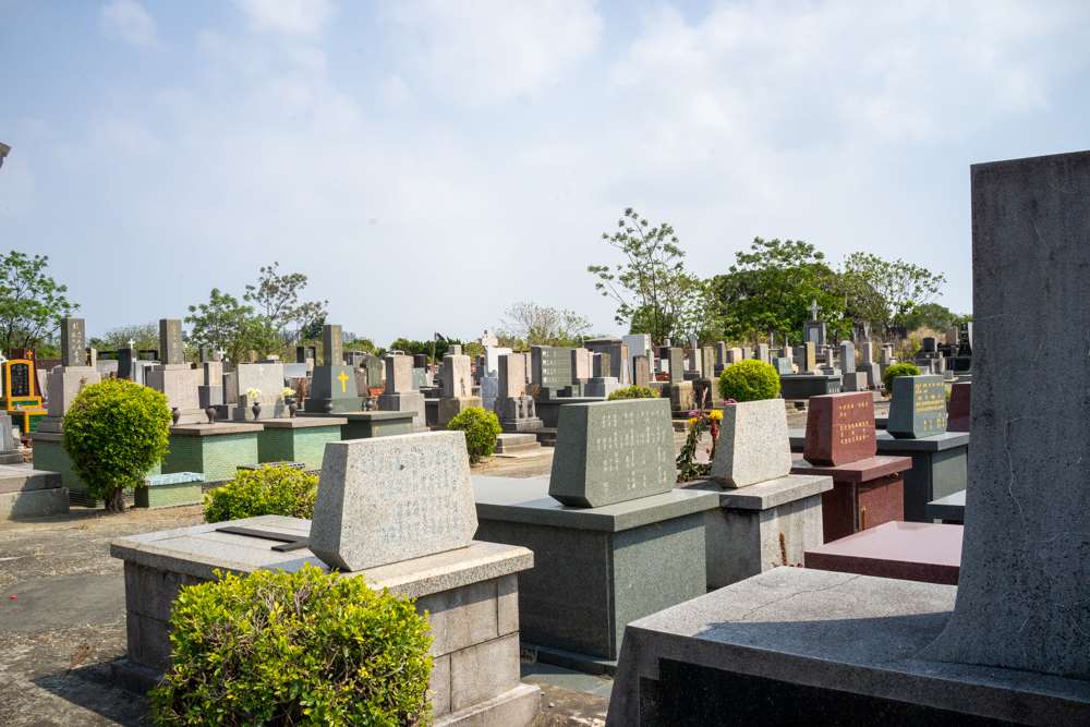 Carré chrétien du cimetière de Nanshan à Tainan (photo : Sasa / RTI)