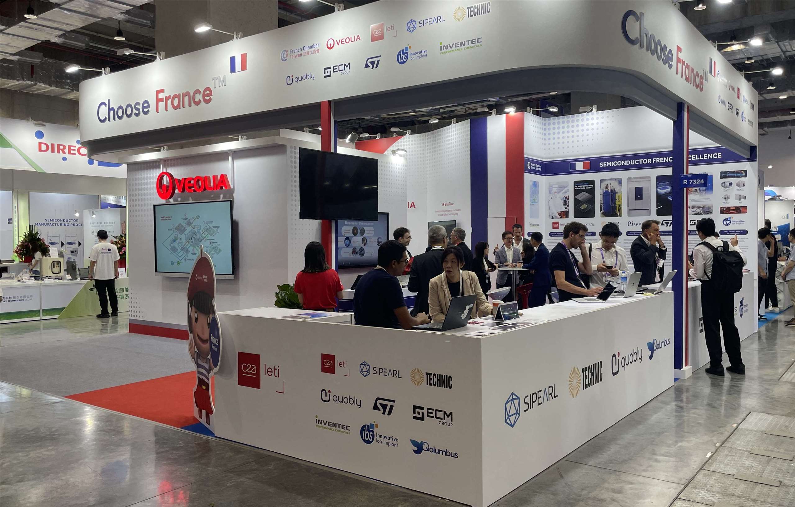 Pavillon français au SEMICON Taiwan 2026 (photo Rti)