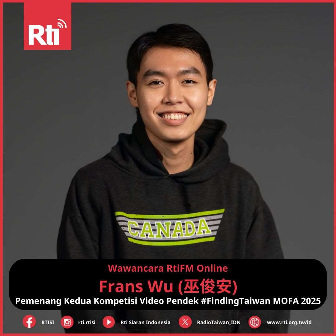 Frans Wu, pemenang kedua kompetisi video pendek #FindingTaiwan dari MOFA Taiwan 