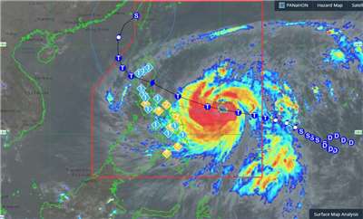 Taifun Fung-Wong Menguat Drastis, Dua Wilayah Ini Berpeluang Ditutupi Lingkaran Badai Hingga 70% Lebih (PAGASA)