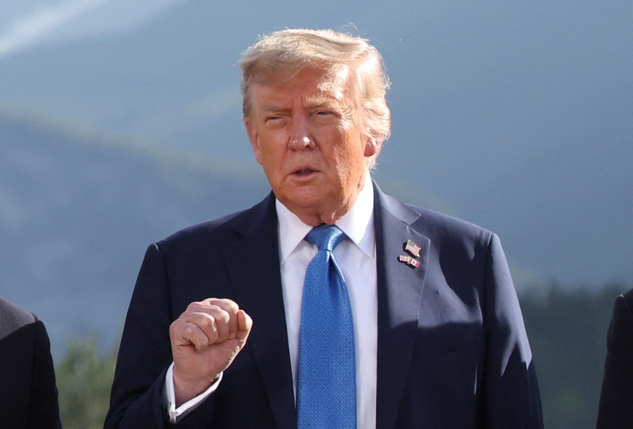 美國總統川普(Donald Trump)。(路透社/達志影像)