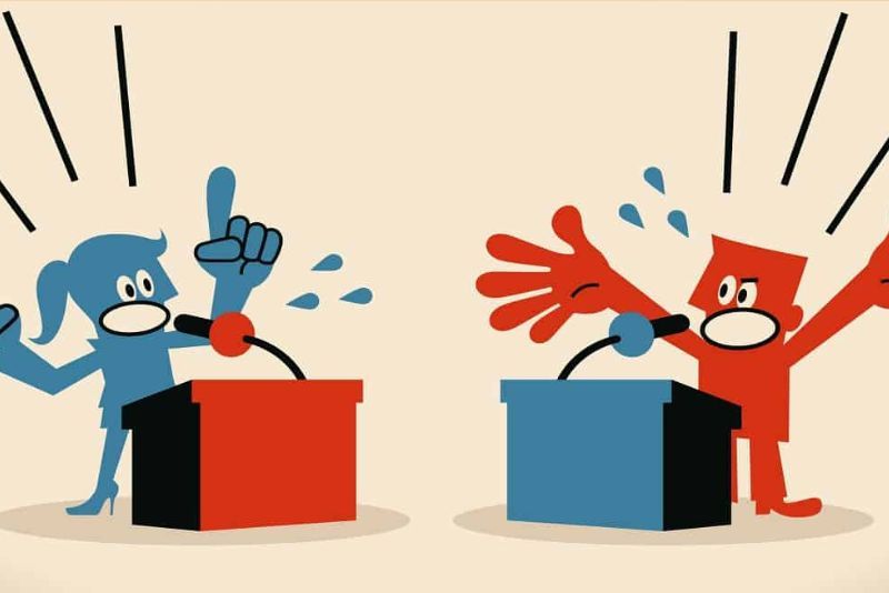 Ilustrasi berdebat (foto: Tampang.com)