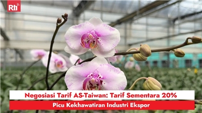 Negosiasi Tarif AS-Taiwan: Tarif Sementara 20%, Picu Kekhawatiran Industri Ekspor    圖: RtiSI