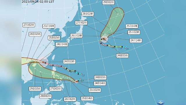 Taifun Ragasa Baru Saja Pergi, Kini Taifun Baru Kembali Terbentuk, Namanya Taifun Bualo, Ini Prediksinya Terhadap Taiwan 圖:CWA