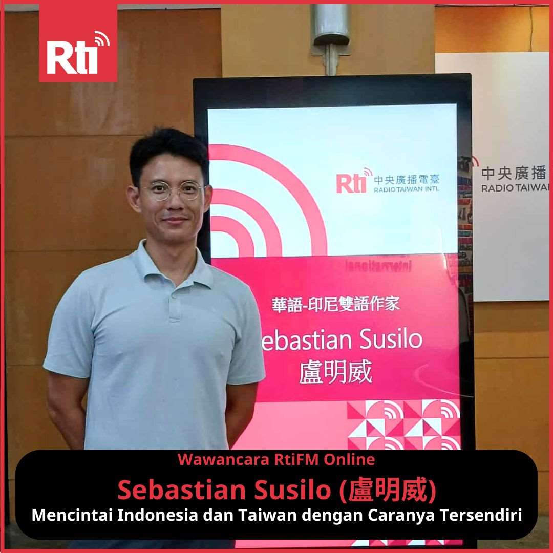 Sebastian Susilo saat datang ke kantor Rti