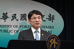 Juru Bicara Kementerian Luar Negeri Hsiao Kuang-wei (蕭光偉). (Foto: CNA)
