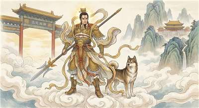 二郎神Erlang Shen (AI Generated)