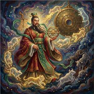 Membongkar Misteri Tai Sui: Dari Bintang Maya Astronomi hingga Penguasa Nasib Tahunan (AI Generated)