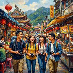 Seberapa Kaya Orang Taiwan, Rata-rata Keberangkatan ke Luar Negeri Cetak Rekor, 2.45 Kali Per Tahun (AI Generated)