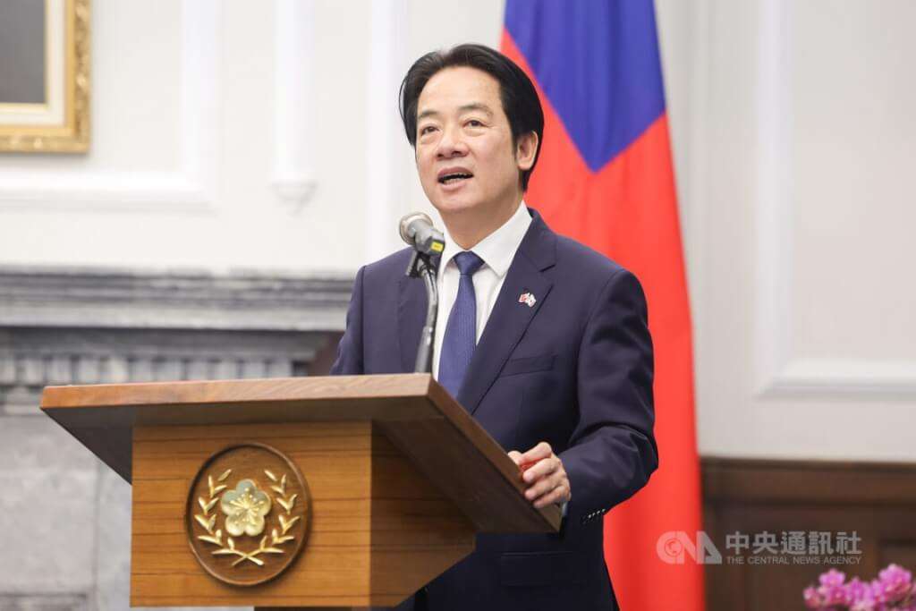 Presiden Lai Ching-te (foto: CNA)