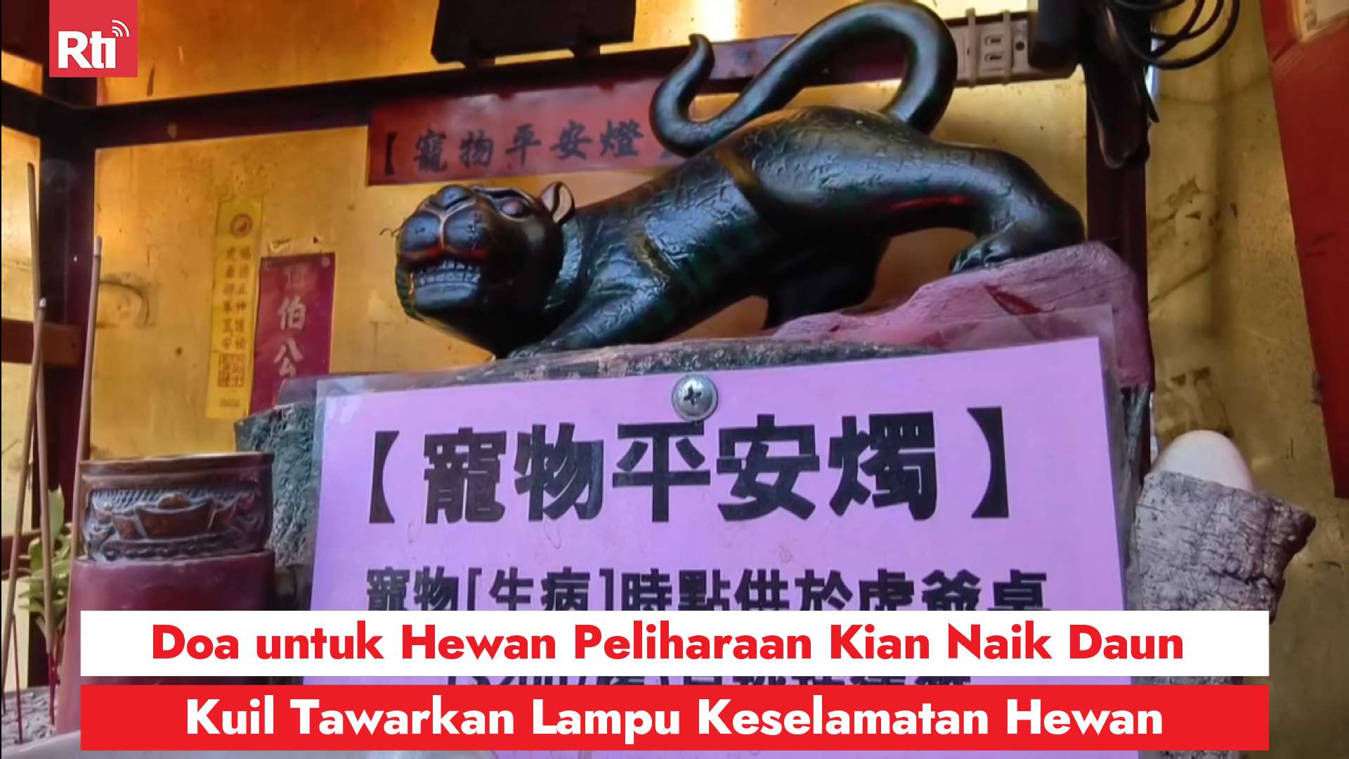 Doa untuk Hewan Peliharaan Kian Naik Daun, Kuil Tawarkan Lampu Keselamatan Hewan, Gratis Lampu Berkah untuk Pemilik (RtiSI)