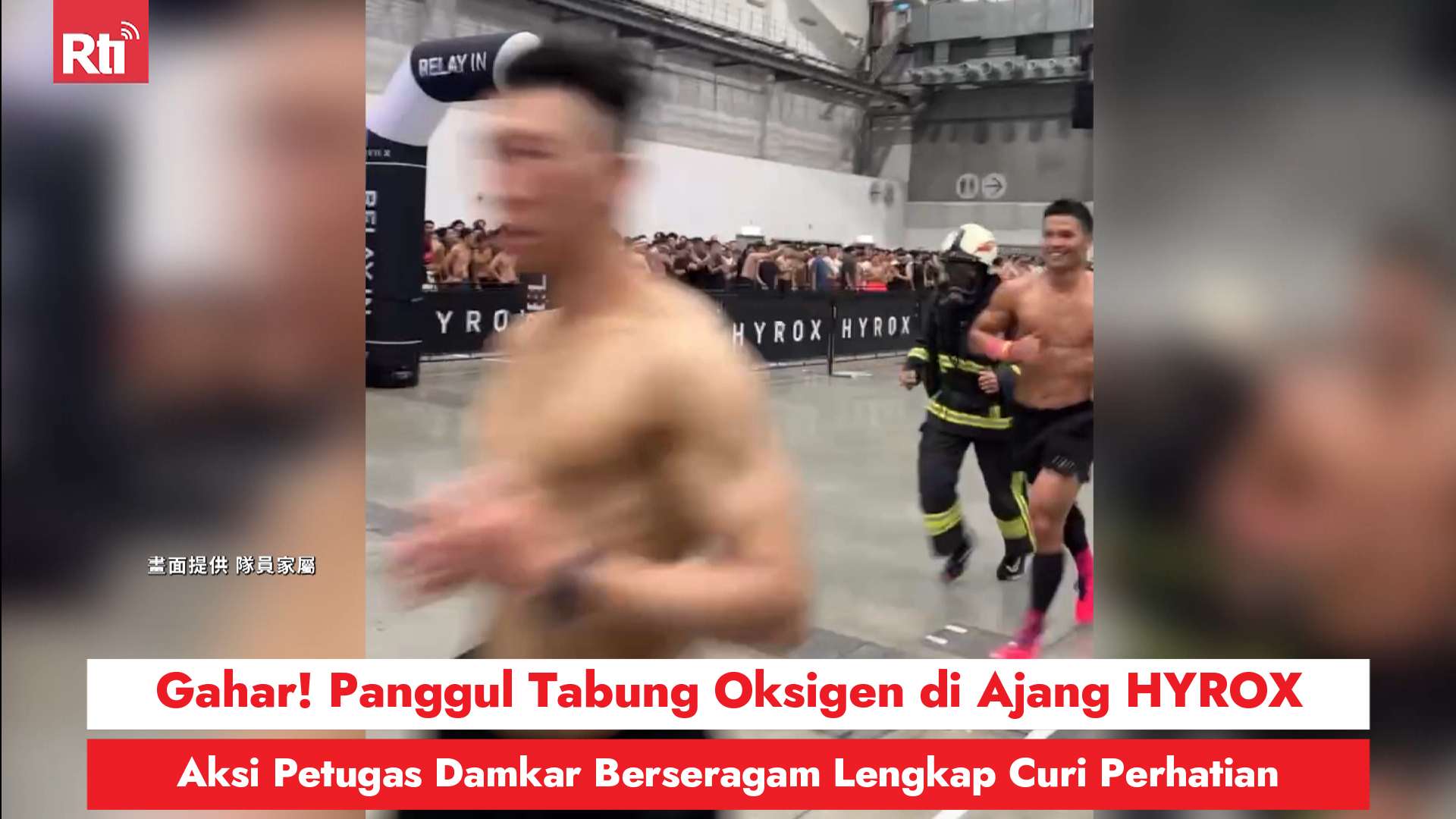 Gahar! Panggul Tabung Oksigen di Ajang HYROX, Aksi Petugas Damkar Berseragam Lengkap Curi Perhatian (RtiSI)