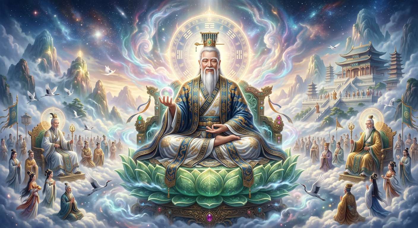 Yuanshi Tianzun (元始天尊) (AI Generated)