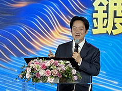 Presiden Lai Ching-te hadiri pemutaran film dokumenter “Gilded Silicon: The Crystal Heart of AI” pada tanggal 26 Maret 2026 , Taiwan ikut serta dalam "rantai pasokan non-merah" yang dipimpin AS dan menjamin daya saing Taiwan di dunia internasional (foto: CNA)