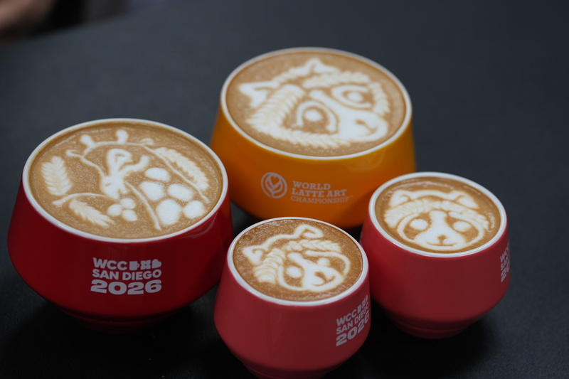 Lin Shao-sing  berhasil memenangkan Kejuaraan Kopi Dunia (WCC) 2026 kompetisi atte art (foto: CNA)
