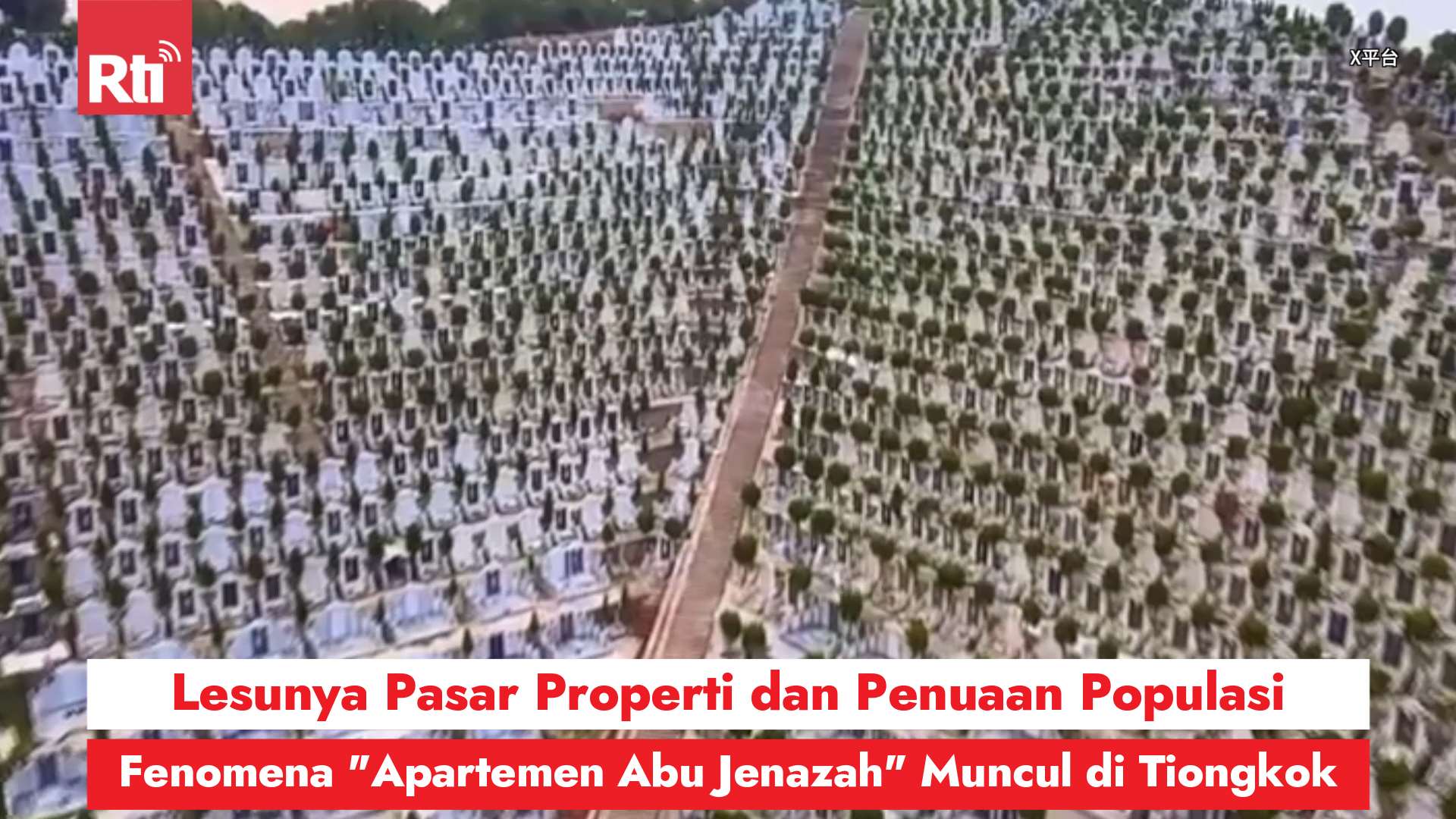 Lesunya Pasar Properti dan Penuaan Populasi, Fenomena "Apartemen Abu Jenazah" Muncul di Tiongkok (RtiSI)