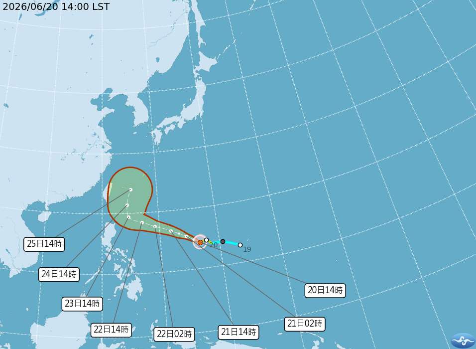 Kekuatan Taifun Mekkhala Dekati Batas Atas Kategori Sedang, Pakar: 2 Waktu Ini adalah yang Terdekat dengan Taiwan (CWA)