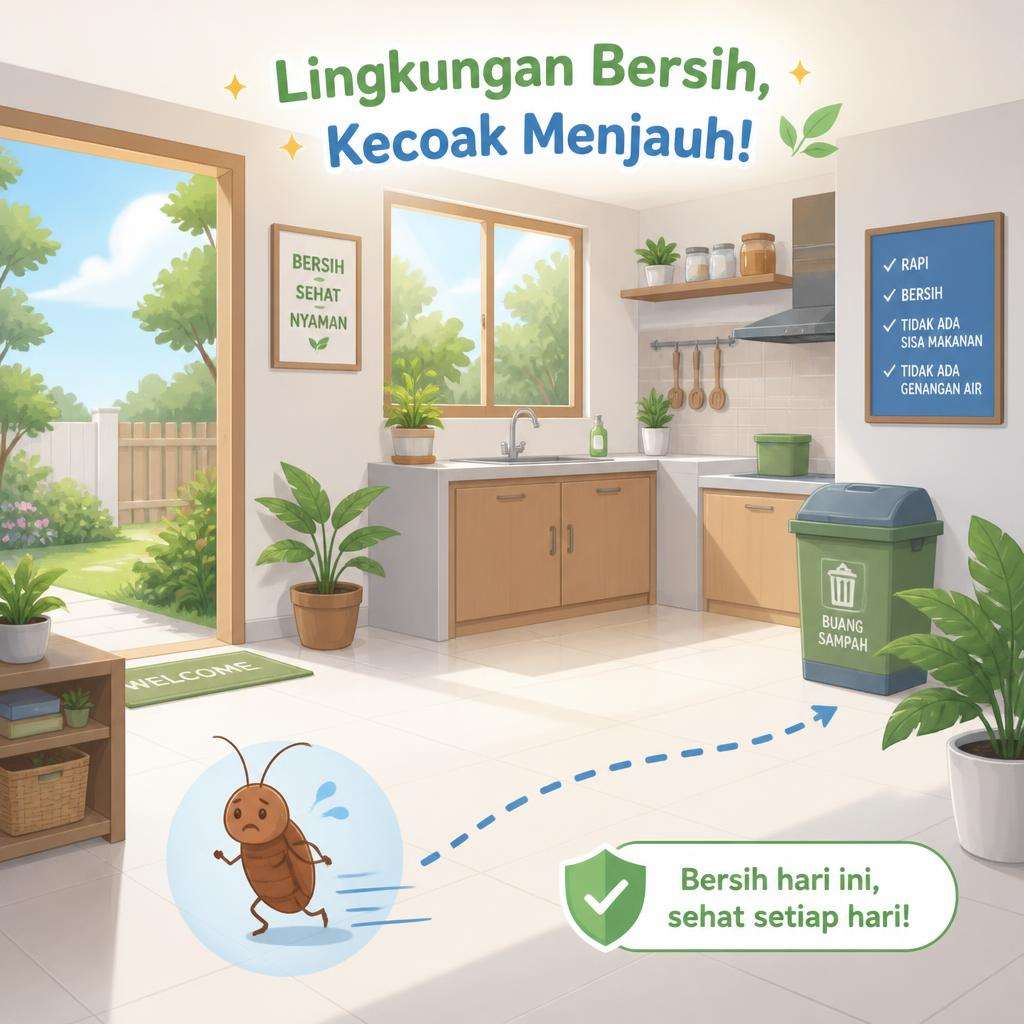 Musim Panas, Musimnya Kecoak, Pakar Ungkap Tiga Sarang Utama dan Cara Tepat Memasang Umpan (AI Generated)