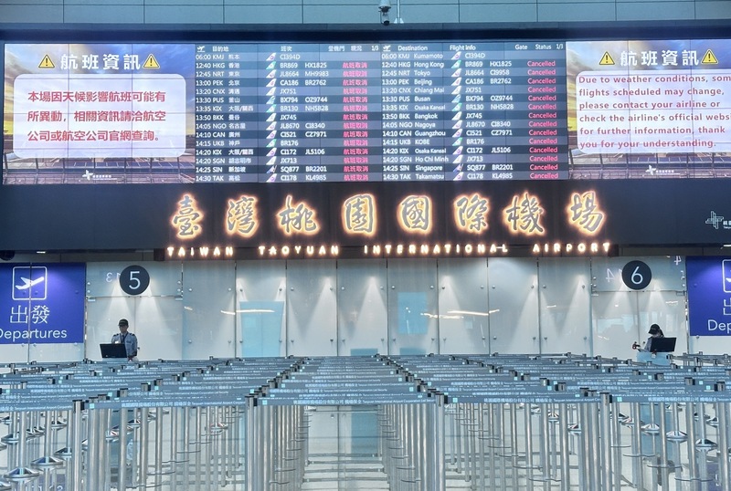 Taifun Bavi Mengakibatkan 1204 Jadwal Penerbangan Dibatalkan, (Foto: CNA)