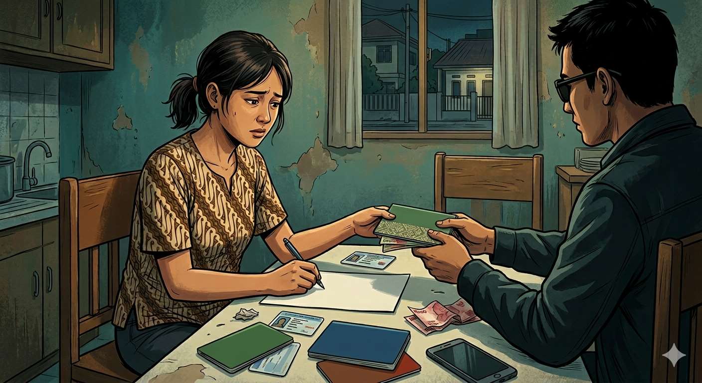 ANT Ilustrasi Jual Rekening Bank (Foto: AI Generated)