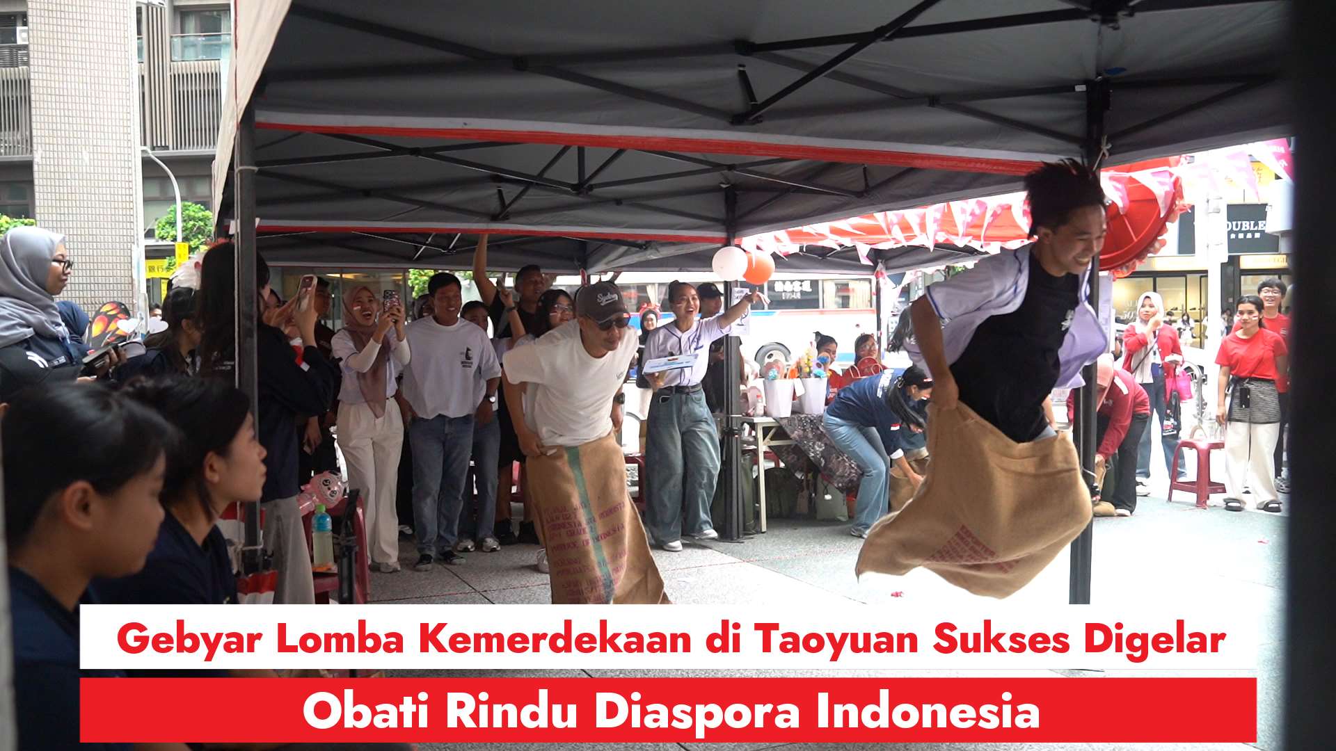 Gebyar Lomba Kemerdekaan di Taoyuan Sukses Digelar, Obati Rindu Diaspora Indonesia (RtiSI)