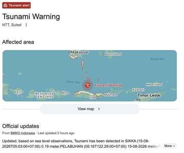 Gempa NTT (Foto: SS Google)
