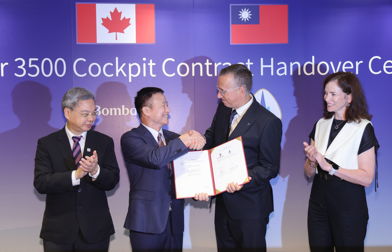 AIDC Raih Kontrak 20 Tahun dengan Bombardier, Menteri Ekonomi: Rantai Pasok Dirgantara Taiwan Ikut Diuntungkan