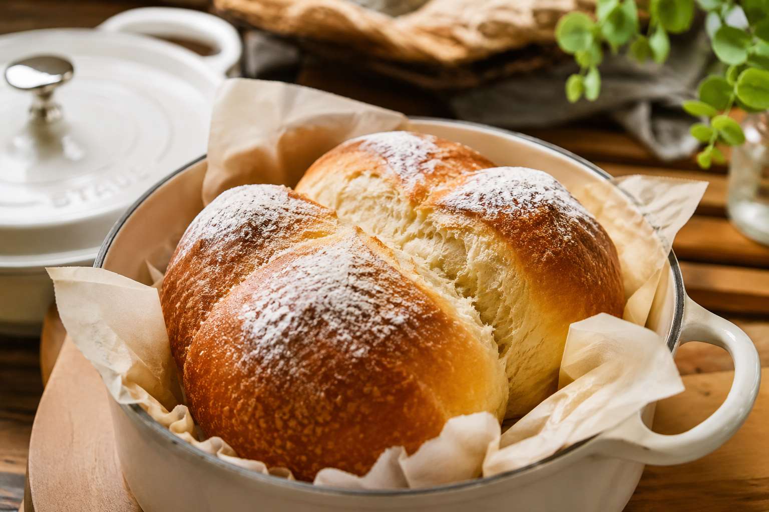 Roti tanpa ulen 免揉麵包