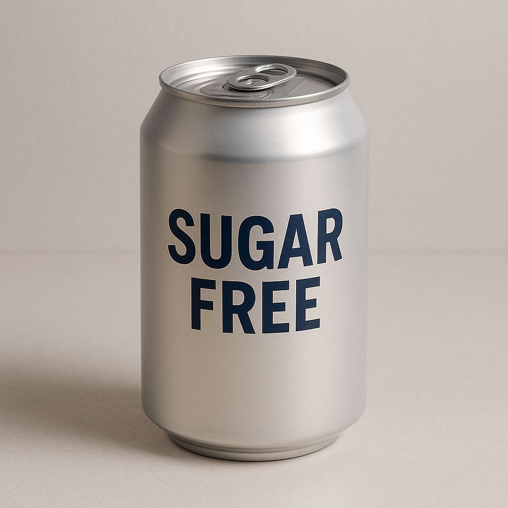 Minuman kaleng tanpa gula (Foto: AI)