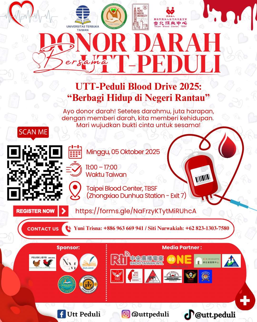 LL Donor darah UTT Peduli (foto: UTT Peduli)