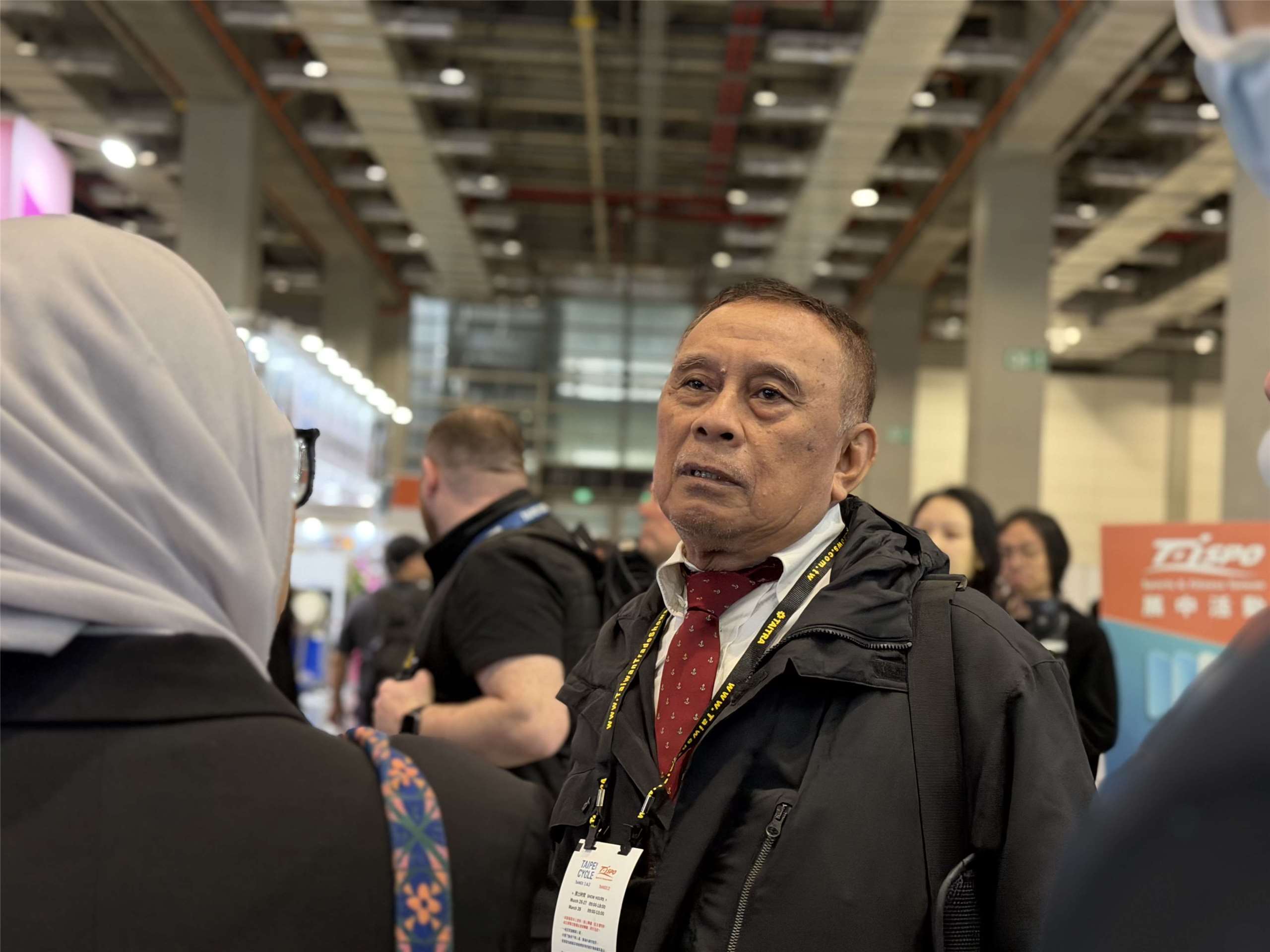 Ketua Asosiasi Industri Persepedaan Indonesia, Rudiyono (陳柏萇 攝)