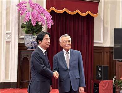 頼清徳・総統は21日、台湾の代表としてAPEC首脳会議に出席する林信義・特使に対し、国際社会に向け台湾が主張するの三つの重要な主張核心を伝えるよう託した（写真：Rti）