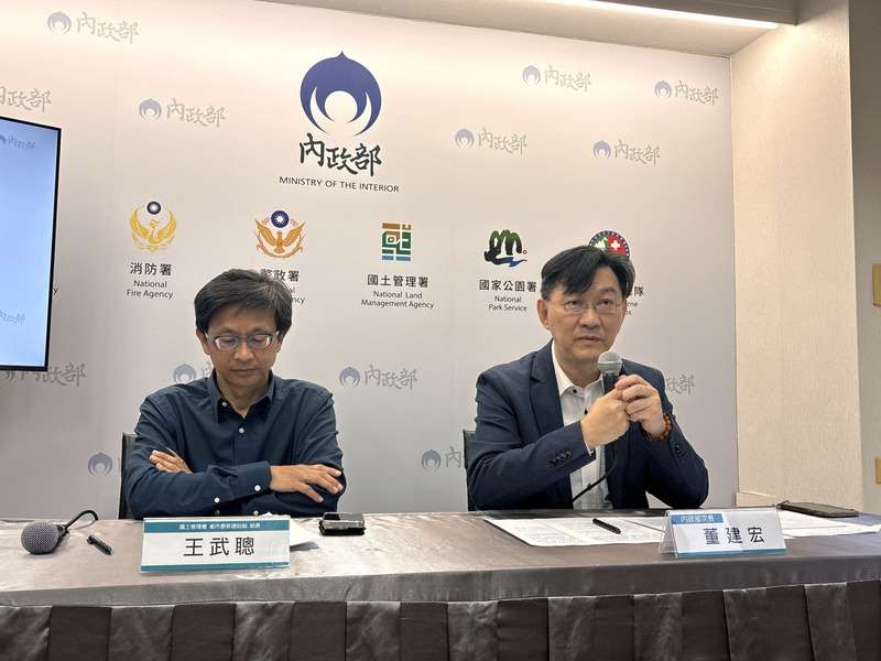 内政部は27日の記者会見で、メディアからの「台湾では竹製の足場はないとしても、足場が組まれた建設現場で火災が発生した場合の対応」について問われました。（写真：CNA）