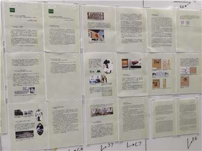 11月8日、9日と、南部・高雄市の国立高雄大学で行われた日本のカルチュラル・スタディーズ学会主催のイベント「カルチュラル・タイフーン」。「緑色のホークスがつないだ台日野球史 ～ジャーナリストと研究者との国際協力 『追尋岡村俊昭（岡村俊昭を追って）』出版前後～」は、詳細な説明のほか、鄭さんや永井教授が収集した貴重な写真や当時の新聞、雑誌記事も多数掲載された。(写真：Rti)