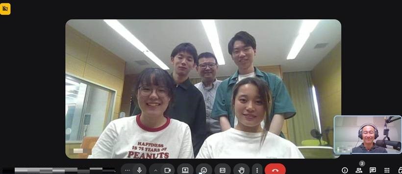 崇城大学SCB放送局のみなさん