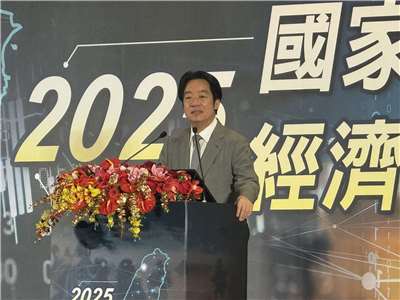 頼清徳・総統は10日、「国家安全保障および経済強靭性フォーラム」の挨拶の中で、国家安全保障の強靭性を4つの側面から強化すべきだと語った。（写真：Rti）