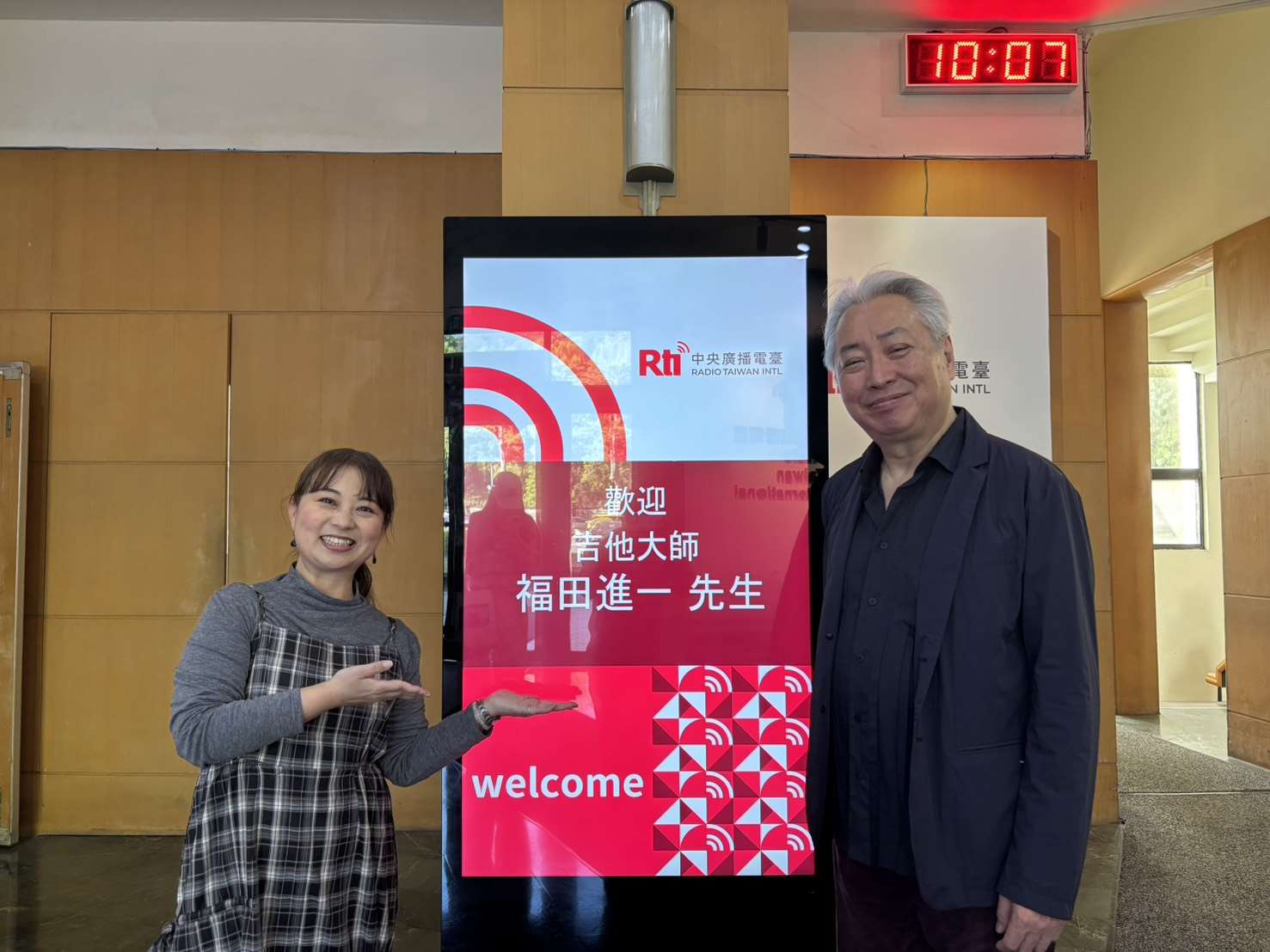 クラシックギタリスト・福田進一さん（写真：台湾国際放送）