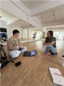 専門通訳でありながらフラダンサーの島田法子さんです。（写真：AHA Taiwan提供）