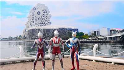 2026年2月7日から3月1日まで、南部・高雄市内で開催される「2026 高雄冬日遊樂園（2026 高雄ウィンターワンダーランド）」、テーマは「超人降臨港都（ウルトラマン、港都に降臨！）」。（写真：Rti）