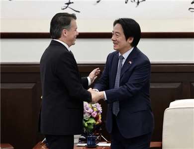 頼清徳・総統がアメリカ連邦議会下院のブレンダン・ボイル（Brendan Boyle）氏率いる訪問団の表敬訪問を受け、双方の防衛協力の深化とサプライチェーンの強靭性向上に期待を示しました。（写真：CNA）