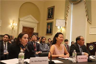 中国共産党が台湾に対してハイブリッド戦を展開する中、アメリカのシャーリー・カン元アメリカ議会調査局研究員は11日、台湾も中国による斬首作戦の脅威を重視し、正・副総統が同時に同じ場所に出ないようにすべきであると述べました。（写真：CNA）