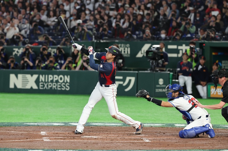 WBC1次ラウンドC組、台湾対日本の試合が6日夜に東京ドームで行われ、大谷翔平の満塁ホームランなどで13点を奪った日本が勝利した（写真：CNA）