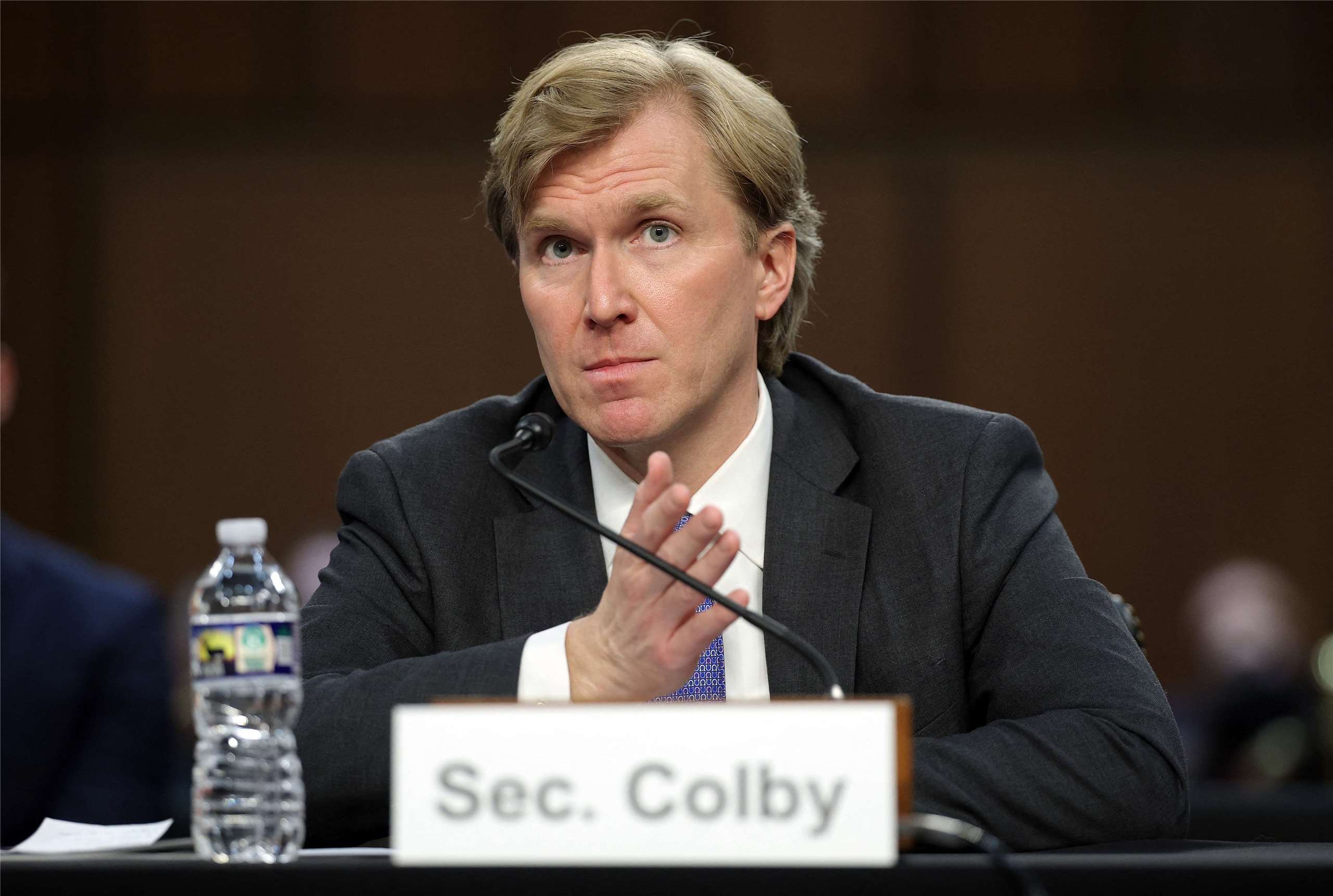 アメリカのエルブリッジ・コルビー国防次官が、トランプ政権による台湾への武器売却について、ワシントンの長期政策と一致するものであり、立場は変わらないと述べた。（写真：AFP）