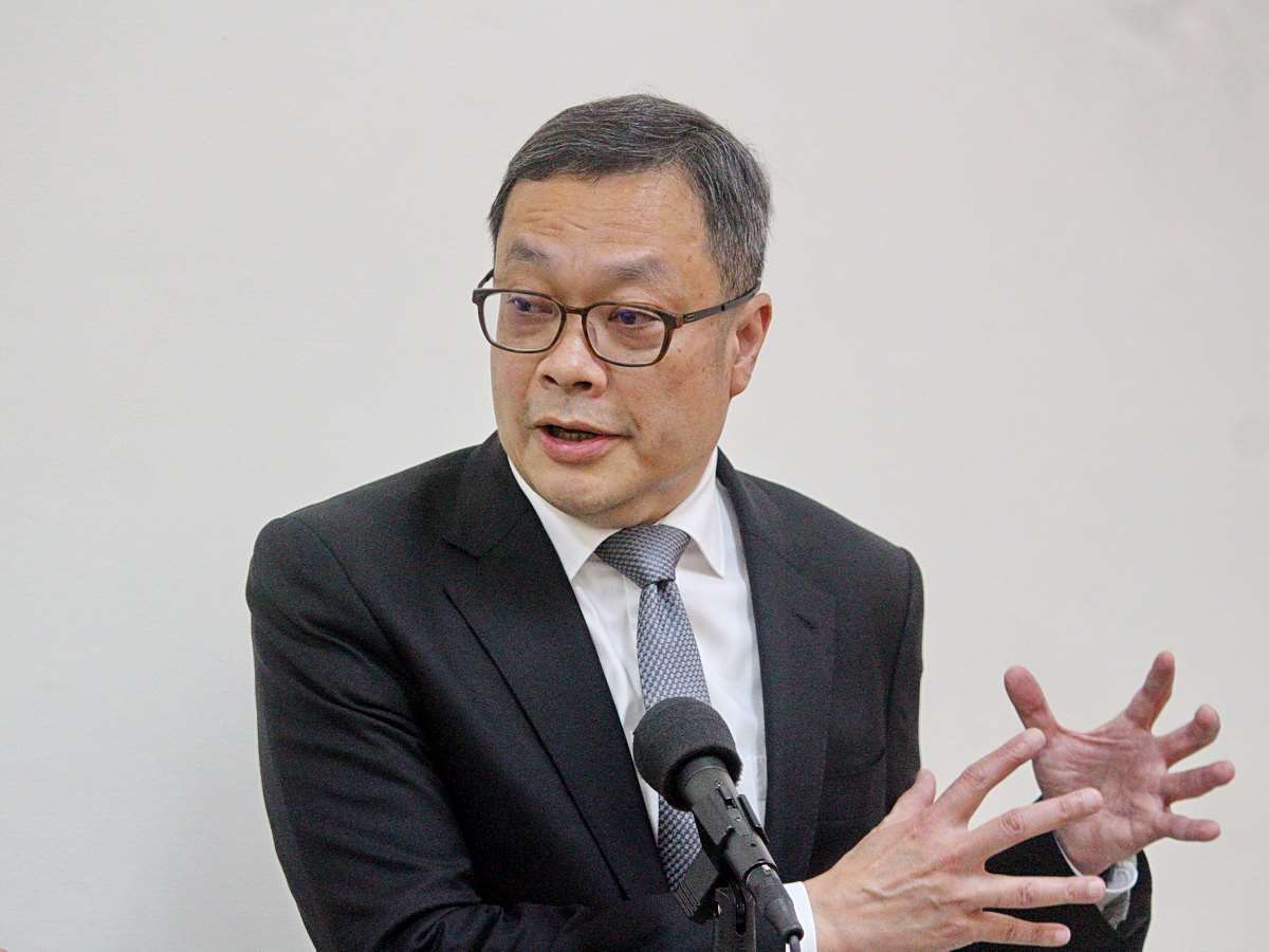 韓国の電子入国カードシステムに関する問題で、中国の外交部が「一つの中国」原則を持ち出したことに、陳明祺・外交部次長は、世界の主要国は承認していないと強調した。（写真：Rti王照坤・記者 撮影）