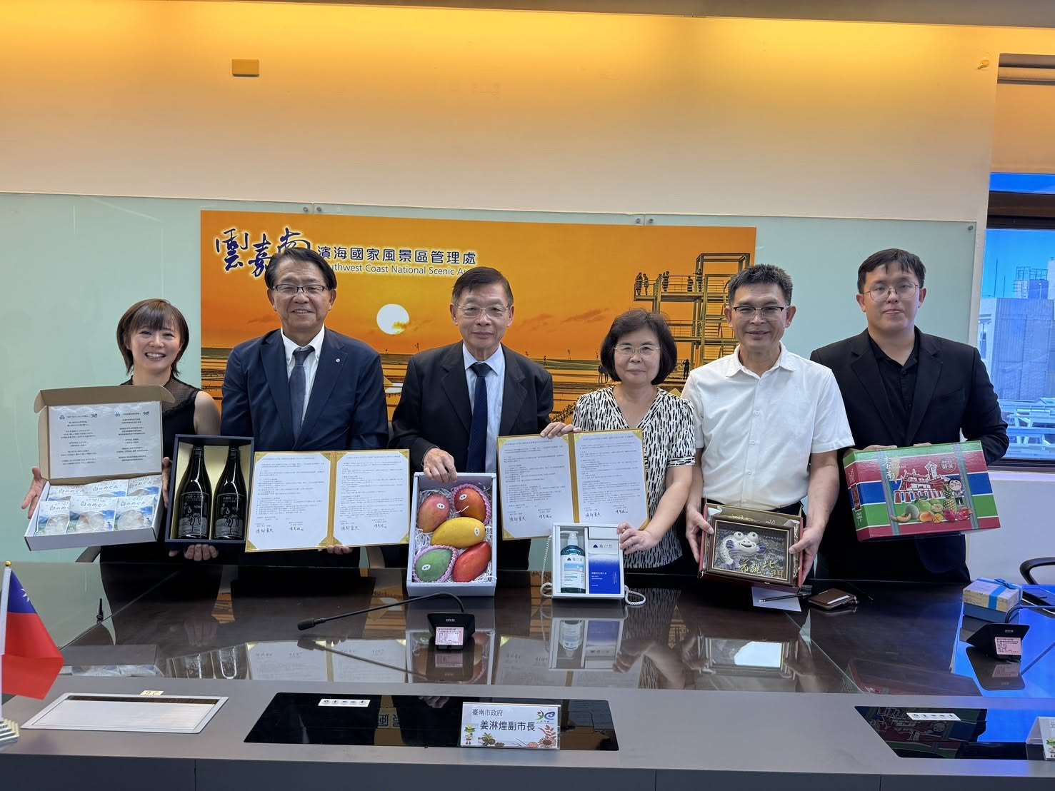 台湾南部・台南市北門区と日本の福島県只見町が7日、友好都市協定に関する覚書を交わした。（写真：台南市北門区公所）