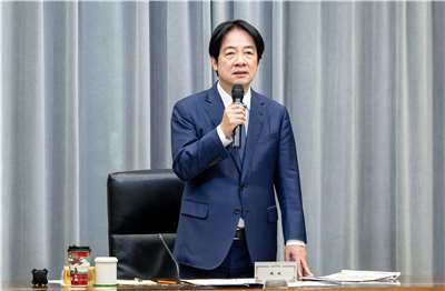 頼清徳・総統は17日午前、総統府で行政院から「2027年度中央政府総予算案」について2回目の報告を受けた。（写真：総統府）